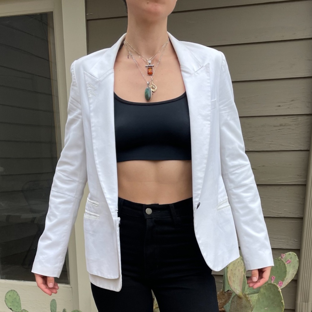 White Blazer by Eryn Brinic Women's Small